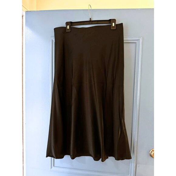 Quince Black Washable Silk Skirt - Size Large - Picture 10 of 10